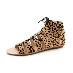 Loeffler Randall Skye Gladiator Cheetah-Print Sandal